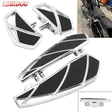 Phantom Driver Floorboards Foot Pegs Kit For Harley Touring Street Glide Softail