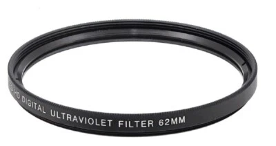 62mm UV Multi-Coated dHD Filter for Nikon, Canon, Tamron, Sony Lenses