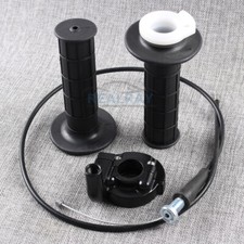 Twist Throttle Grips Throttle Clamp  Cable For 97cc Baja Doodlebug mini bike