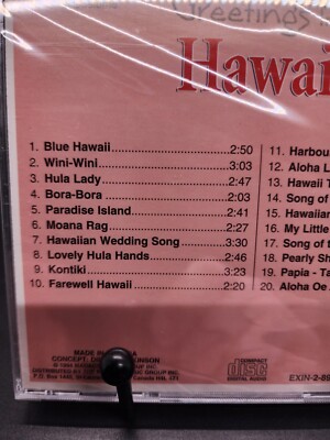 Various Artists : Greetings from Hawaii CD New Sealed | eBay
