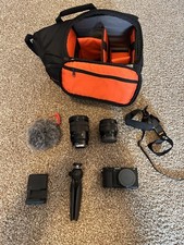 sony a6500 camera with lens