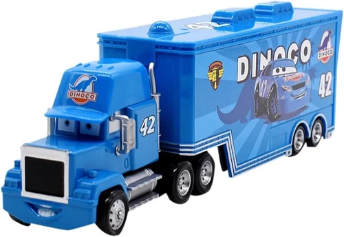 Disney Pixar Cars No.42 Cal Weathers Mack Truck & Car1:55 Diecast Car Toy Loose - Picture 5 of 8
