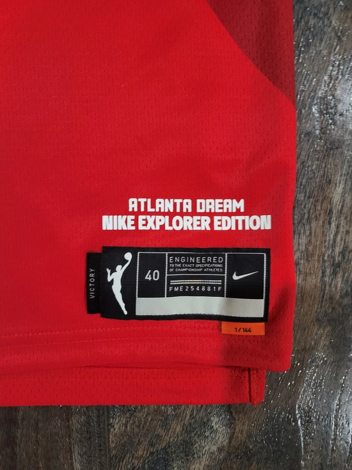 NWT Womens Nike WNBA Tiffany Hayes Atlanta Dream Explorer Jersey size 40 - small - Image 4 of 4