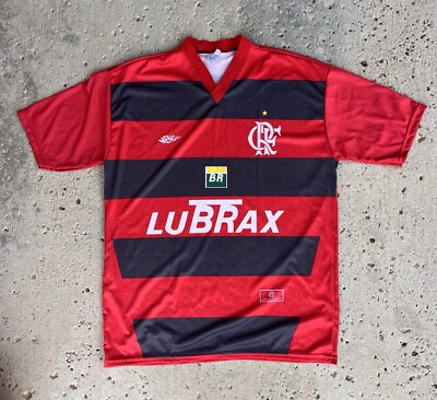 Flamengo Centenary Home Jersey #10 Petrobras Sponsor Large Football Soccer 
