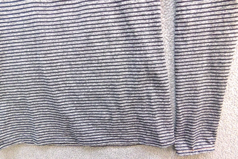 Pullover Zoot Performance para mujer M gris a rayas manga larga 1/4 cremallera Foto 3 de 4