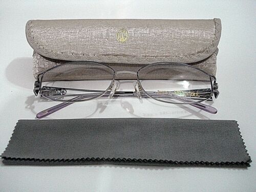 Jessica McClintock Eyeglasses Frames‎ JMC 116 BLUE Grey Oval Full Rim H9749 Jessica McClintock Eyeglasses Frames JMC 116 BLUE Grey Oval  main image 4