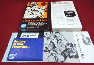 Atari XL : Dunjonquest: The Datestones of Ryn - Epyx 1981 