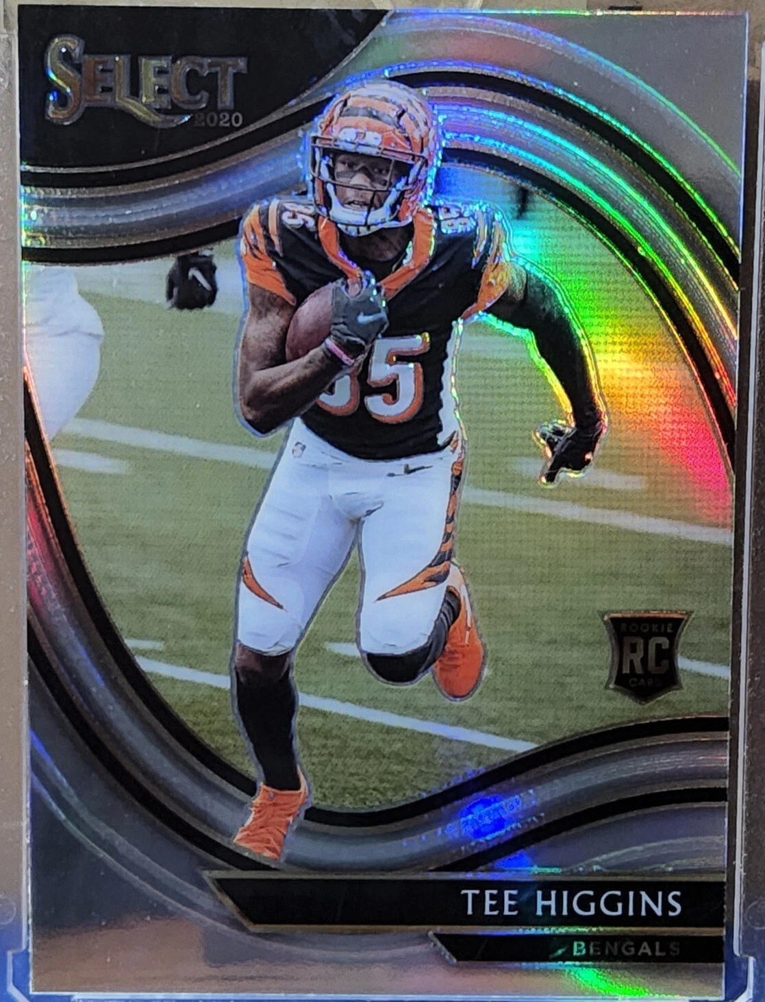 2020 Panini Select - Field Level #360 Tee Higgins (RC) Silver Prizm Rookie SSP
