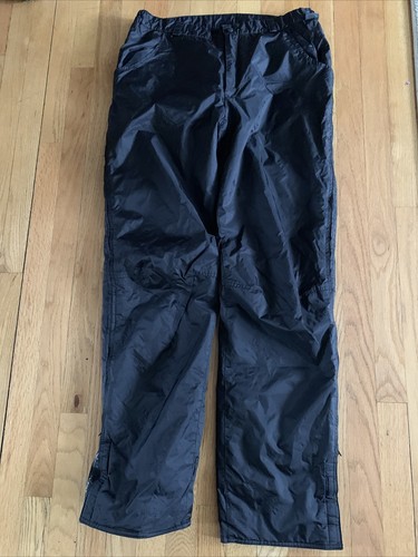 Olympia Moto Sports Black Pants Mens 36 x 33 Motorcycle Full Zip Legs Pockets