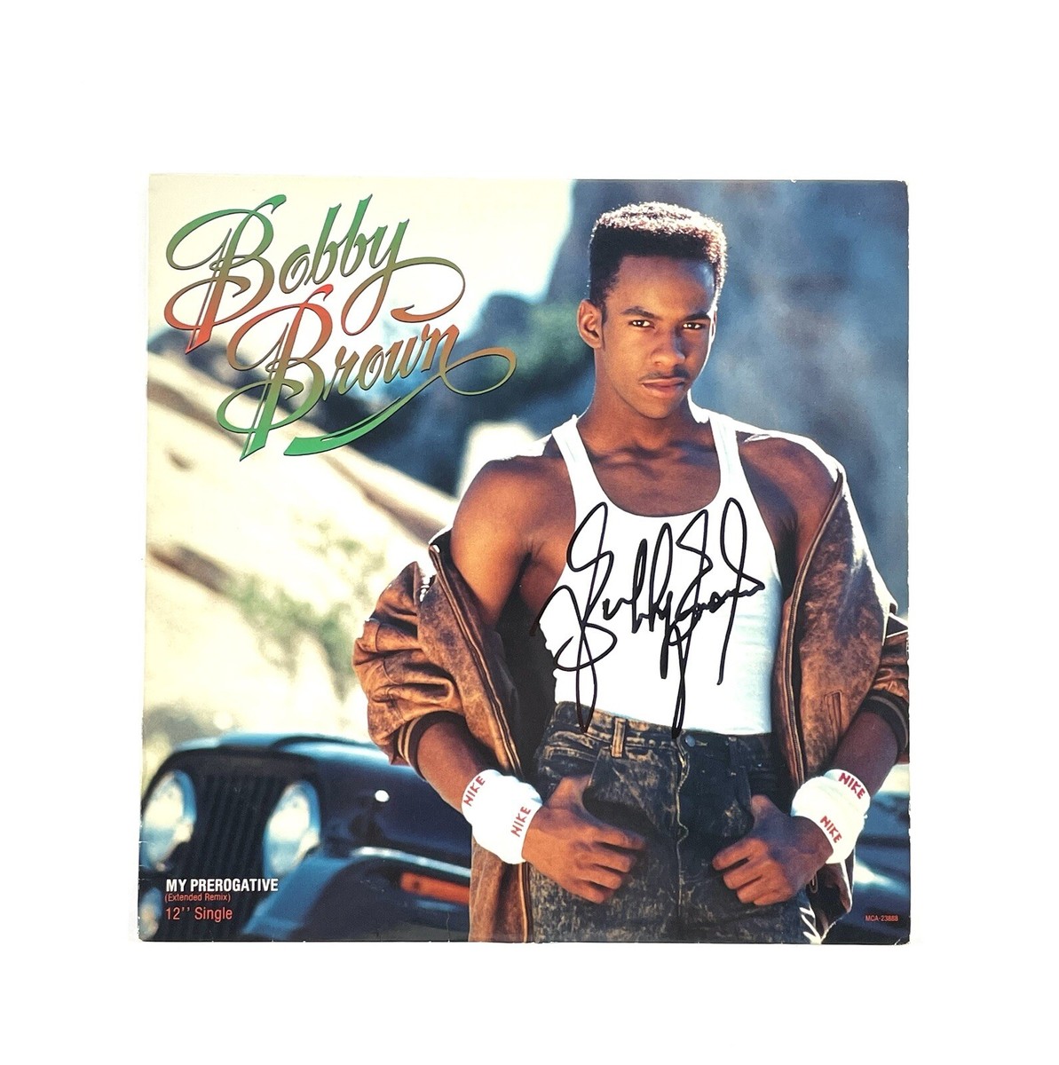 Bobby Brown Signed My Prerogative 12