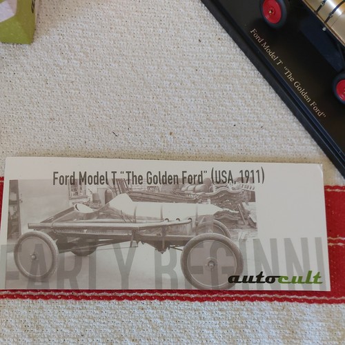 Autocult 1/43 Ford Modelo T El Ford Dorado 1911 01003 Edición Limitada 158/333 Sin usar, en caja Dorado - Imagen 13 de 19