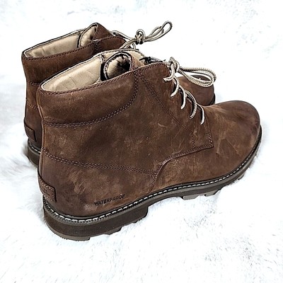 SOREL Madson II Chukka Waterproof Boot Men's Size US 14 Tobacco