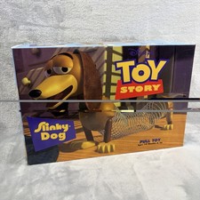 Vintage Disney Toy Story 1995 Slinky Dog Pull-Toy NIB