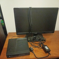 OYN-X DIGITAL VIDEO RECORDER unit + qvis security monitor home system. no camera