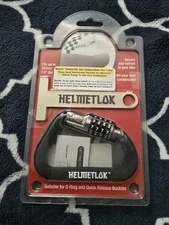 BRAND NEW! Helmetlok Motorcycle Helmet Combination Lock Security D-Ring Scooter