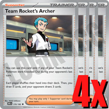 Team Rocket's Archer #170 Prices | Pokemon Destined Rivals