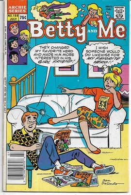 ARCHIE Copper Age : Betty and Me #159 (Dan DeCarlo) all Stan Goldberg (Veronica)