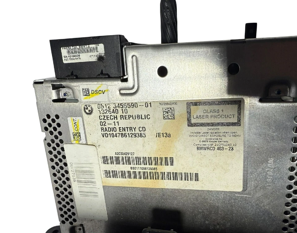 Radio 65123456590 Mini (bmw) Mini One Bj 2011 - Bild 2 von 3