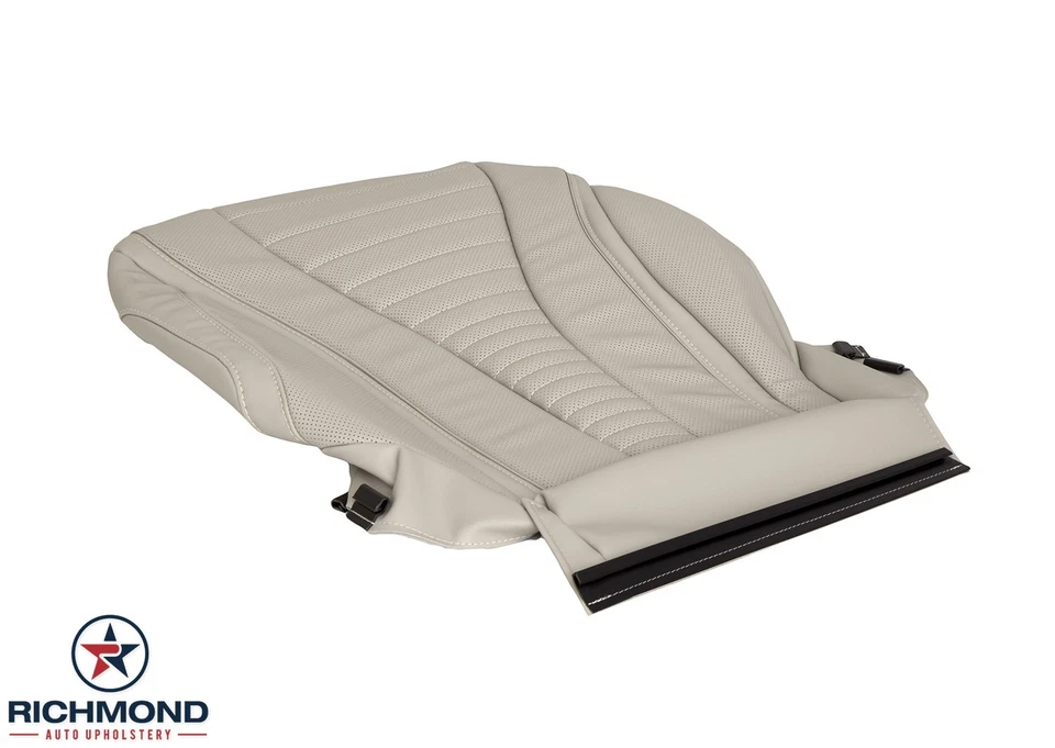 2014-2020 Mercedes-Benz S-класса 4 двери со стороны водителя низ кожаный чехол на сиденье желтовато-коричневый - Изображение 4 из 4