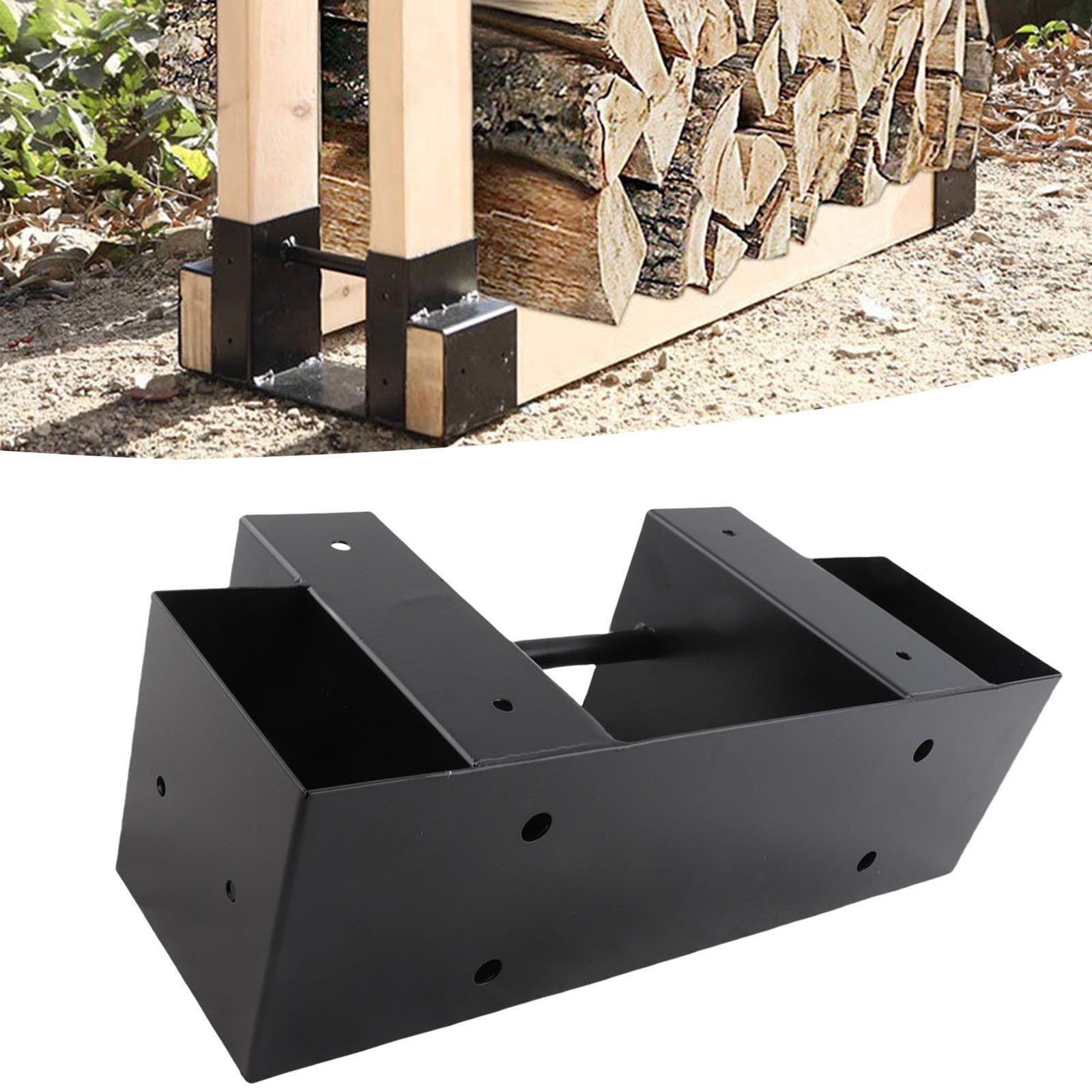 Firewood Rack Safe Reliable Weatherproof Coating Convenient Practical Durable