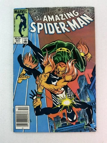 The Amazing Spider-Man #257 1984 Marvel Comics First Print Newsstand 2nd Puma VG