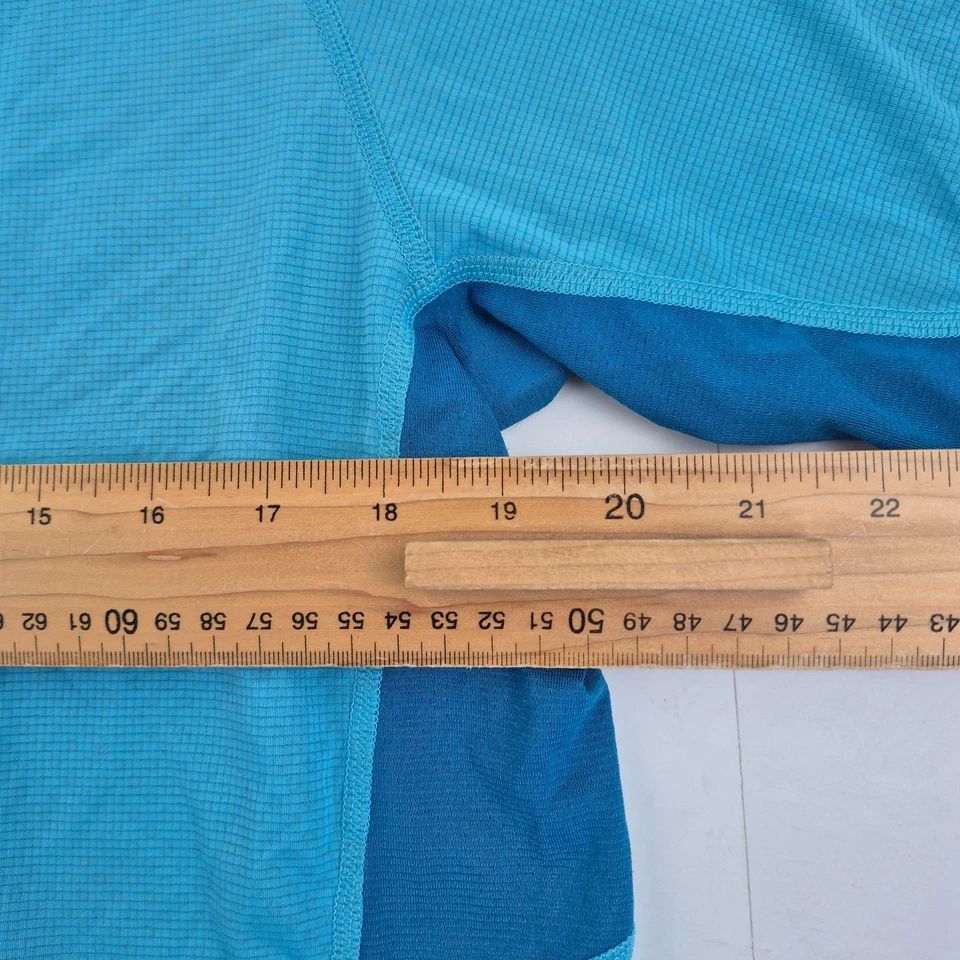 COLUMBIA T-Shirt Grande Azul Hombre Cuello Redondo Logo Ligero - Imagen 3 de 4