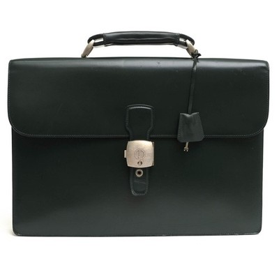 Dunhill Leder Confidential Aktentasche Herren Businesstasche Klappe Typ...