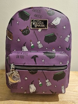 Bioworld Disney Hocus Pocus Purple Icons Sanderson Sisters Mini Backpack NWT