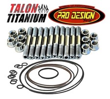 Banshee Cool Head Studs Orings TITANIUM Pro Design Billet Kit de pernos de culata