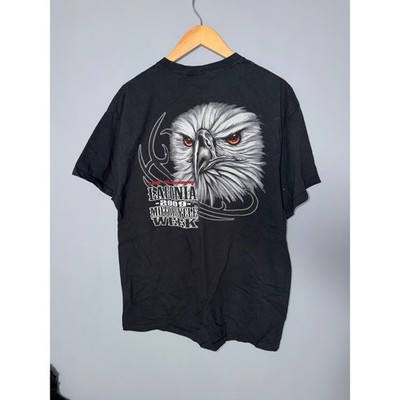 Fruit of the Loom Black Eagle Motorcycle Week 2009 T Shirt XL