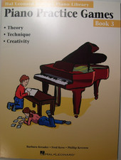 New Hal Leonard Library Piano Practice Games Book 3 Music Book HL00296012