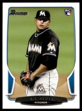 2013 Bowman A.J. Ramos Rookie Miami Marlins #42