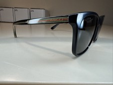 Gucci GG0381S 007 Black Full Rim Sunglasses 57-18-145 738