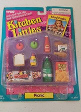 NOS Vintage 1995 New "SEALED" TYCO Kitchen Littles Picnic New In Package