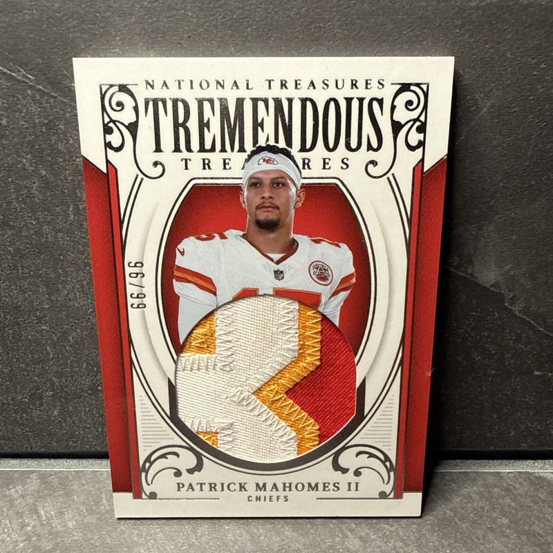 2025 National Treasures - Tremendous Treasures Patrick Mahomes II #TT-PMS  96/99
