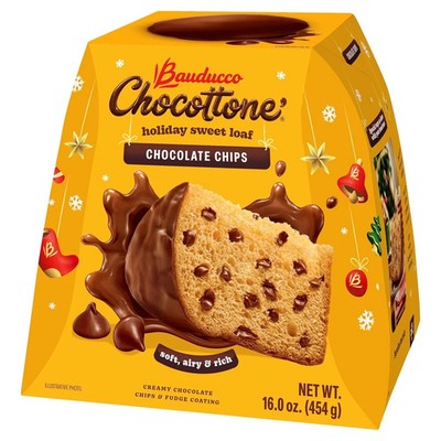 Chocottone Chocolate Chips - Moist & Fresh Cake 16oz BB 05/2026