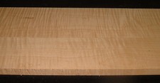 7/8 x4-3/4x43, 4/4 Figured Tiger Curly Maple Lumber Board