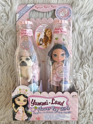 Yummi-Land Yummiland Flower Pop Girls Roslyn Roxy Rose & Tina Tulpe Neu Selten