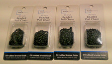 Ceiling Fan Pull Chain Beaded 4 Set Mainstays decor w/ Connectors 3FT / 36in
