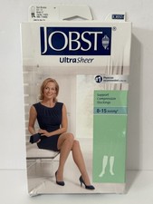 JOBST Ultra Sheer Support Compression Stocking 8-15 mmHg Sun Bronze 9.5-11 Knee