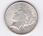 1928 S PEACE SILVER DOLLAR - BU GRADE GENUINE U.S. MINT RARE KEY COIN