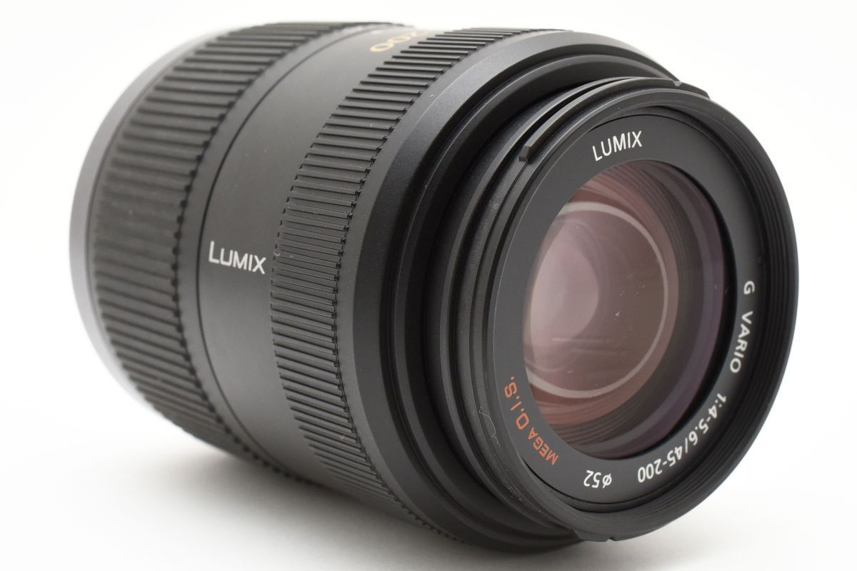 【美品】　LUMIX G VARIO 45-200mm（H-FS045200） MINT Panasonic LUMIX G VARIO 45-200mm F4.0-5.6 MEGA O.I.S. H