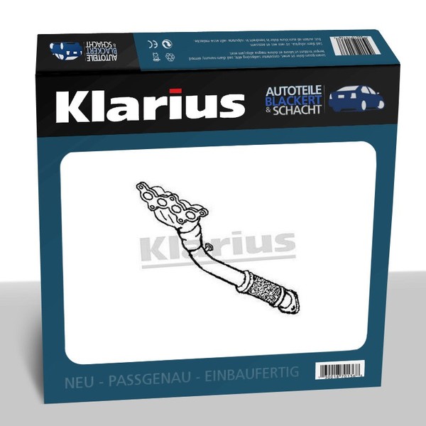 Klarius Auspuff Frontrohr für Ford Focus + Kombi + Stufenheck-image