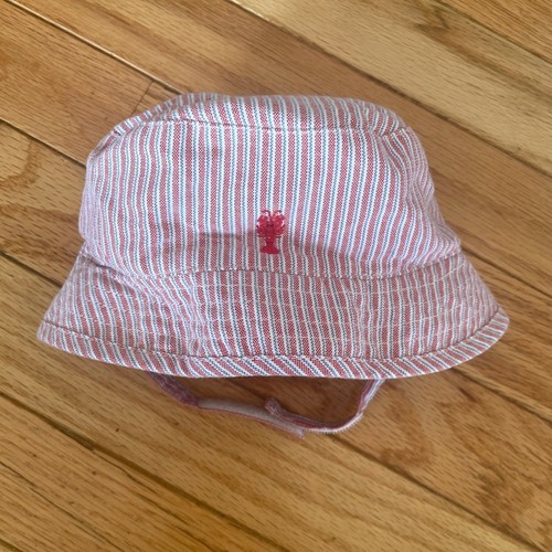 Janie and Jack Baby Sun Hat Size 0-3 Months Striped Bucket Swim Vacation Beach