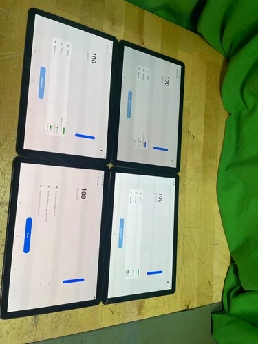 LOT OF 4 - Samsung Galaxy Tab S4 - VERIZON - CRACKED LCD - SCREEN BURN - REPAIRS