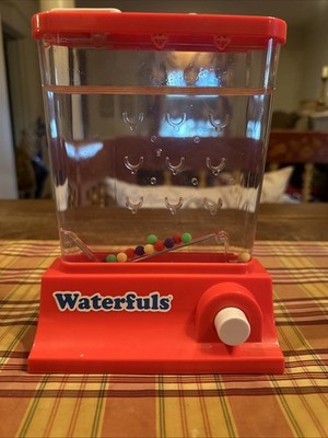 Vtg Full Size Waterfuls Tic Tac Toe Water Pressure Game 8'' tall by Playmonster