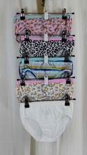 Fruit of the Loom Girls 20 PACK Cotton Brief Underwear Multicolor Size 10