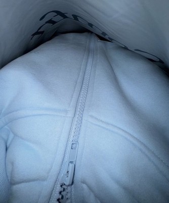 COMFRT Pastel Zip Hoodie in Baby Blue - Size 2XL