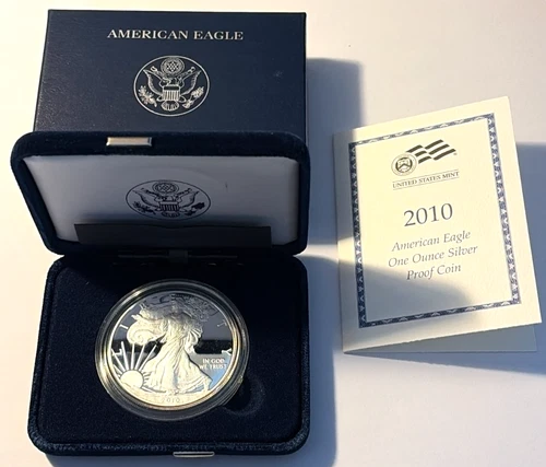 2010w Morgan Silver Proof Dollar, Deep Cameo in OGP, w/COA, Free Shipping!