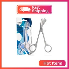 Eyebrow Trimming Scissors with Comb, Gifts For Men Women Stocking Stuffers, Stai